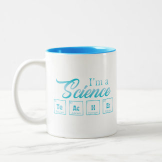 Back To School: I'm a science teacher Two-Tone Coffee Mug