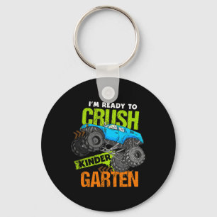 Back To School I'm Ready to Crush Kindergarten Mon Key Ring