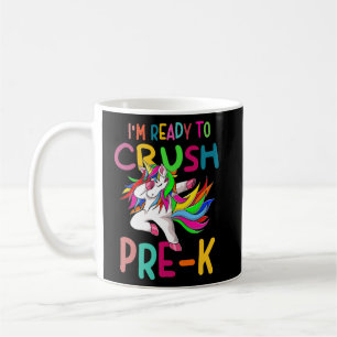 Back to school I'm ready to crush Pre-K unicorn Coffee Mug