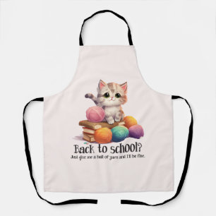 Back To School? Just Give Me Yarn Apron