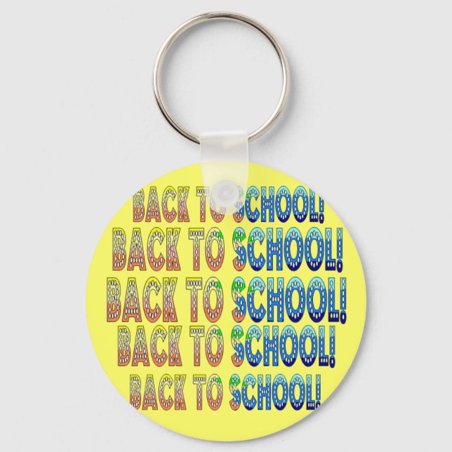 Back to School Keychain (Front)