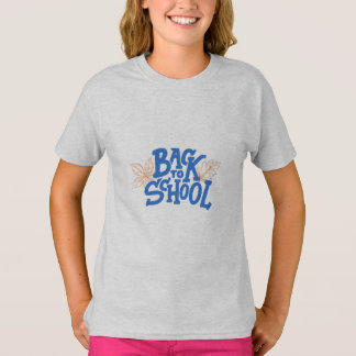 Back to School Kids Retro Blue T-Shirt