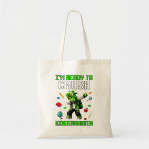 Back To School Kindergarten Boys Gamer First Day Tote Bag
