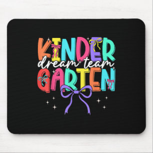 Back To School Kindergarten Dream Team Teacher Wom Mouse Mat