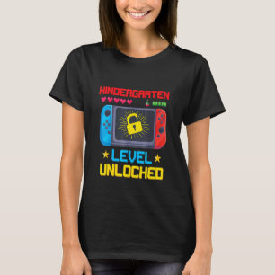 Back To School Kindergarten Level Unlocked Video G T-Shirt