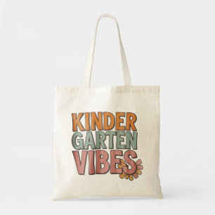 Back to School Kindergarten Pre K First Grade Tote Bag
