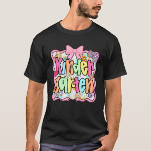 Back To School Kindergarten Preppy Teacher Girl T-Shirt