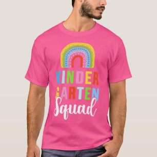Back to school kindergarten squad team for teacher T-Shirt