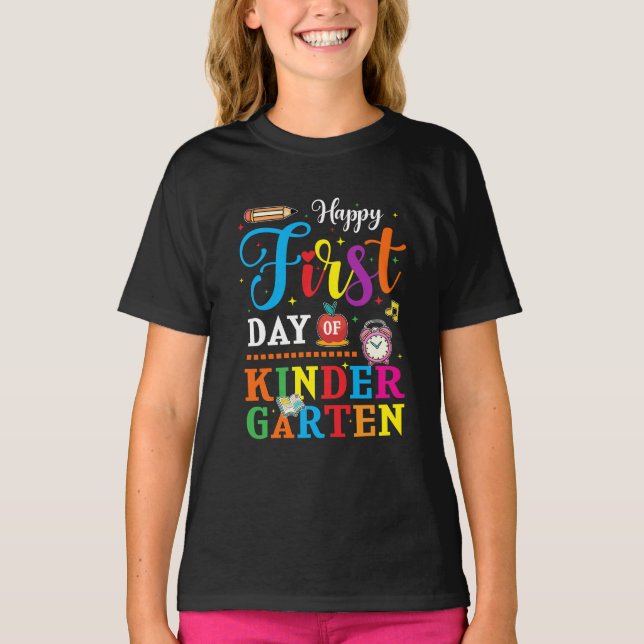 Back to School, kindergarten T-Shirt (Front)