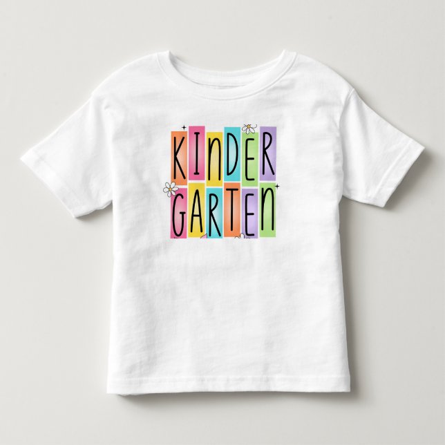 Back To School Kindergarten T-Shirt (Front)