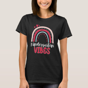 Back To School Kindergarten Vibes Student Teacher  T-Shirt