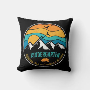 Back To School Kindergarten Where The Adventure Be Cushion