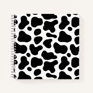 Back to school l Black and white leopard pattern Notebook