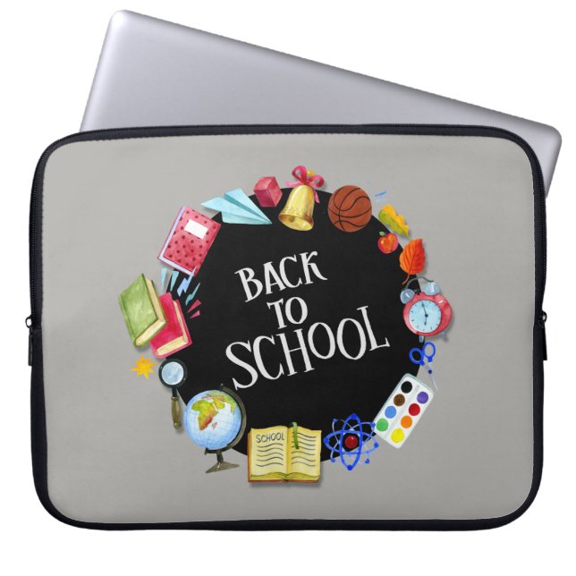 Back To School Laptop Sleeve (Front)