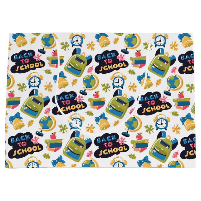 Back to School Large Gift Bag (Front)