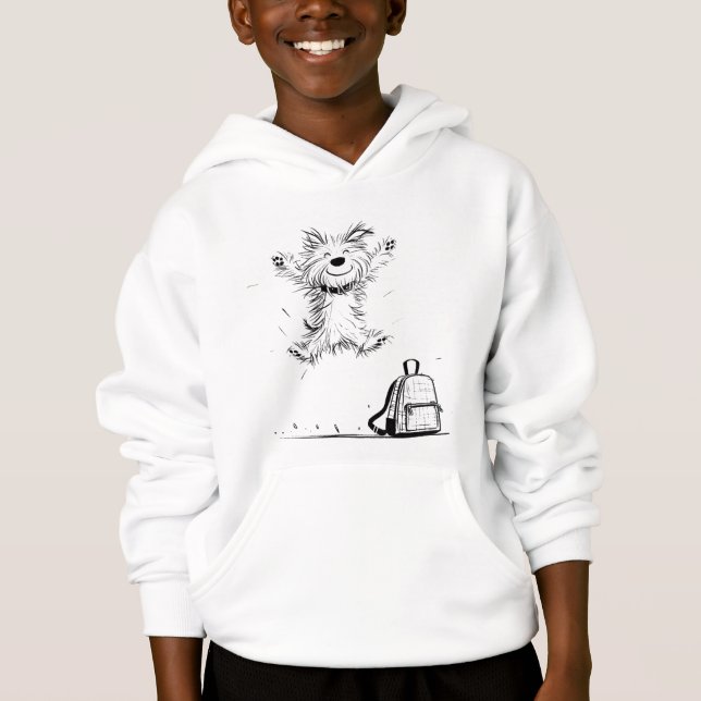 Back to School & Last Day Joy – Excited Dog (Front)