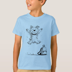 Back to School & Last Day Joy – Excited Dog T-Shirt