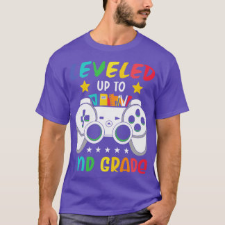 Back to school- levelled up to 2nd grade T-Shirt