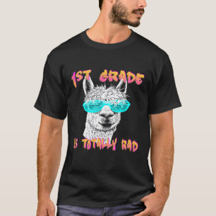 Back to School Llama 1st Grade Grader Teacher 1st T-Shirt