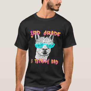Back to School Llama 3rd Grade Grader Teacher 1st T-Shirt