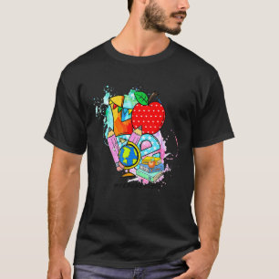 Back To School Love Teacher Life Teach Love Inspir T-Shirt