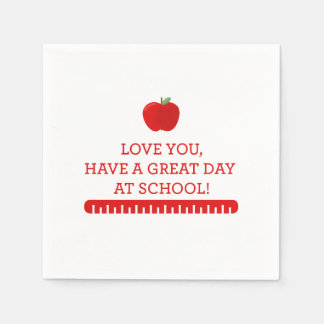 Back to School LunchBox Napkin