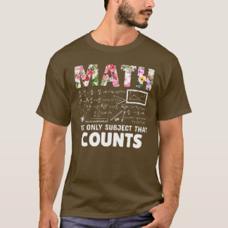 Back to school-math counts T-Shirt