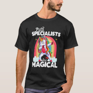 Back To School Math Specialist Squad Unicorn Magic T-Shirt