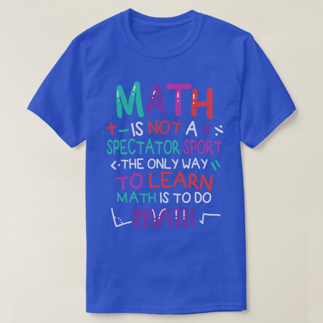 Back to school-Math-Teacher-Mathematical-Symbol-SV T-Shirt (Design Front)