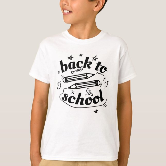 back to school math tee (Front)