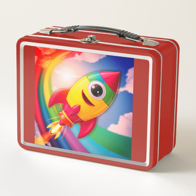 Back to school metal lunch box (Front)
