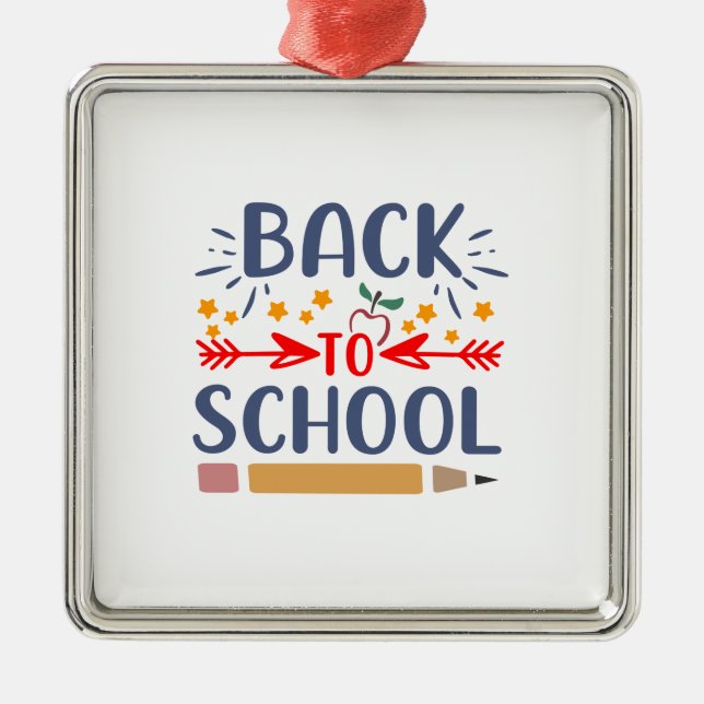 Back To School Metal Tree Decoration (Front)