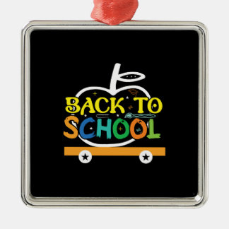 Back To School Metal Tree Decoration