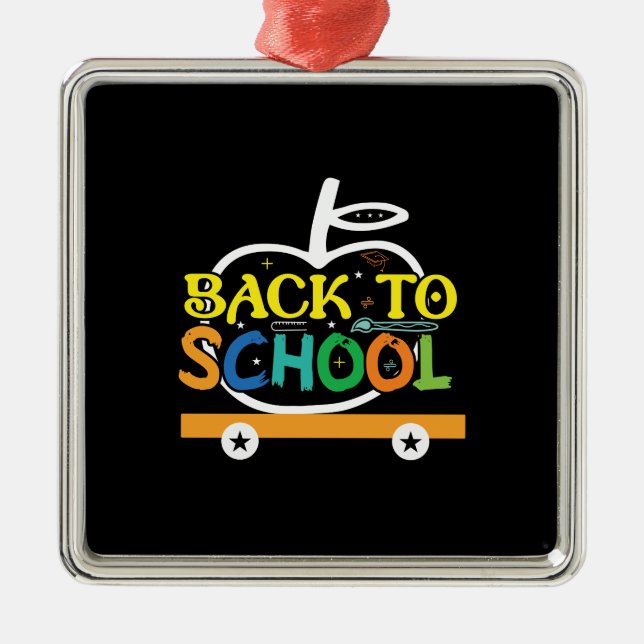 Back To School Metal Tree Decoration (Front)