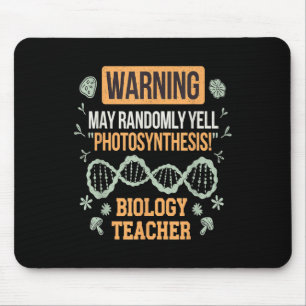 Back To School Microbiology Funny Science Teacher Mouse Mat