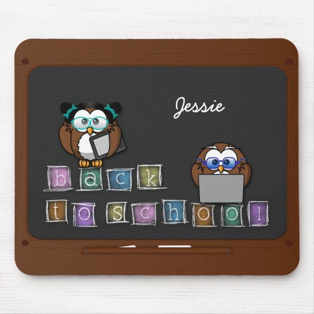 back to school mouse mat (Front)