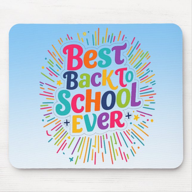 Back to School  Mouse Mat (Front)