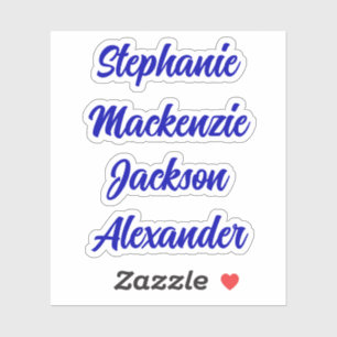 Back to School Multiple Name Stickers