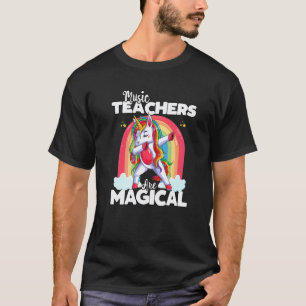 Back To School Music Teacher Squad Unicorn Magical T-Shirt