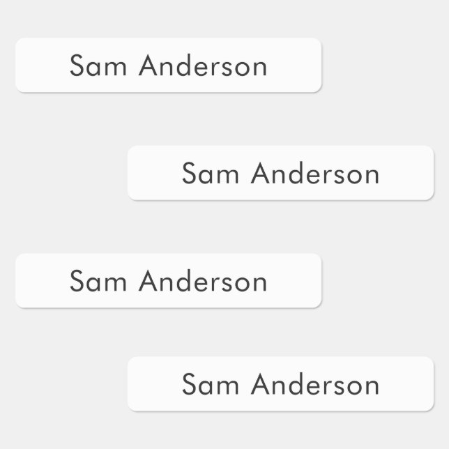 Back to School Name Labels for Kids (Group)