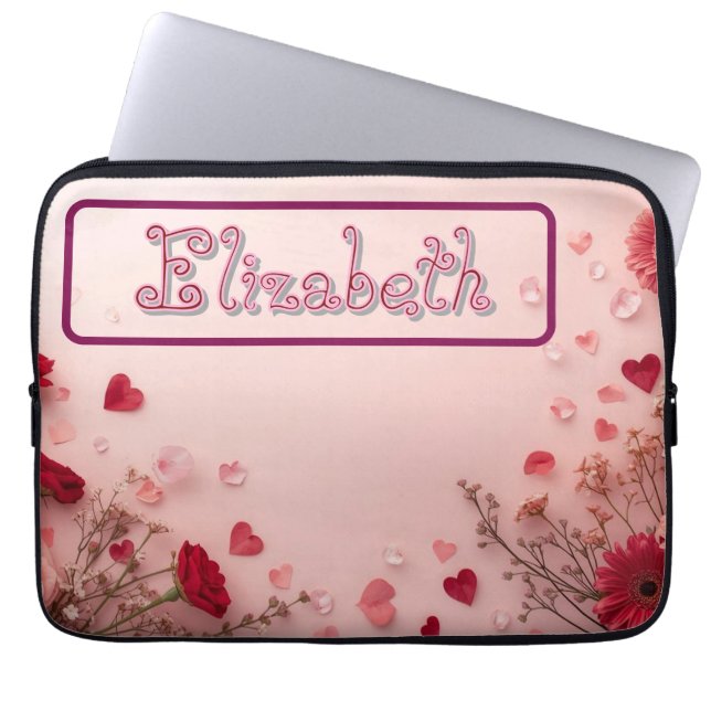 Back to School Neoprene 13 inch Laptop Sleeve (Front)