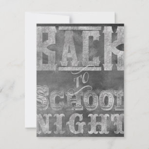 Back To School Night Invitation