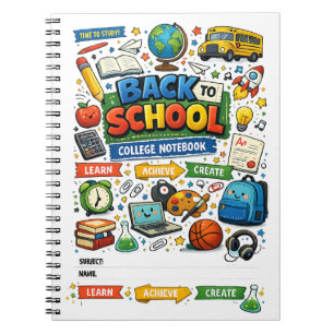 back to school notebook college