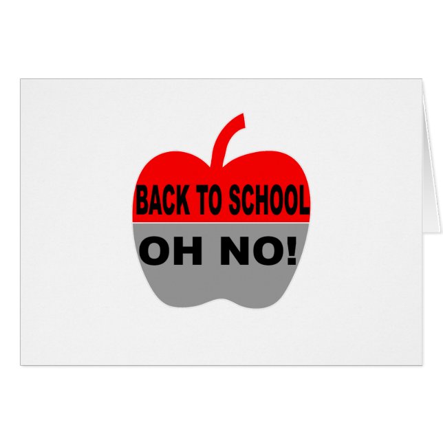 Back To School Oh No (Front Horizontal)