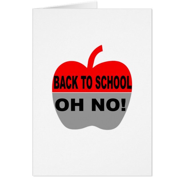 Back To School Oh No (Front)