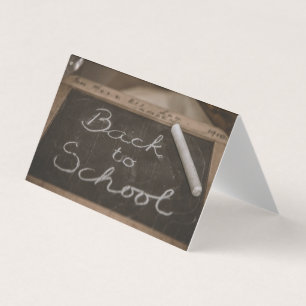 Back to School on an old school slate
