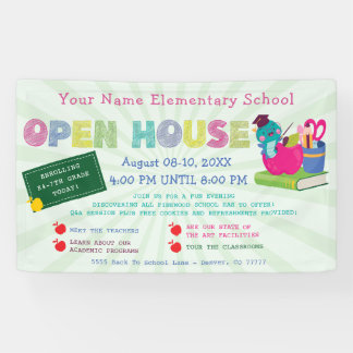 Back to School Open House Meet The Teacher Banner