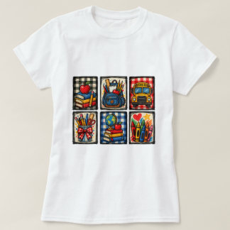 Back To School Outfit Cute Teacher Classroom T-Shirt