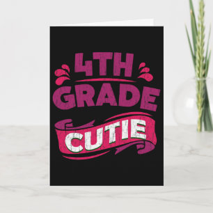Back To School Outfit For Girls - 4th Grade Card