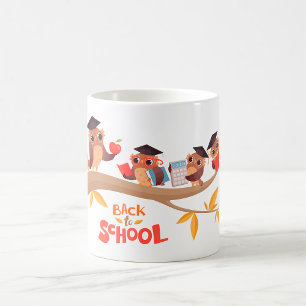 Back To School Owls Coffee Mug